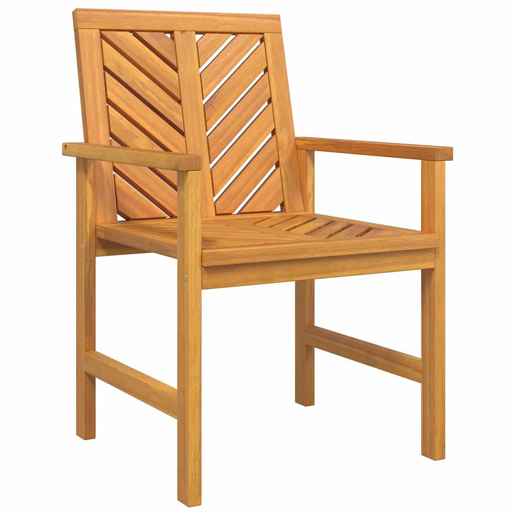 Garten Essgruppe 3 Stk. Braun Massivholz Akazie