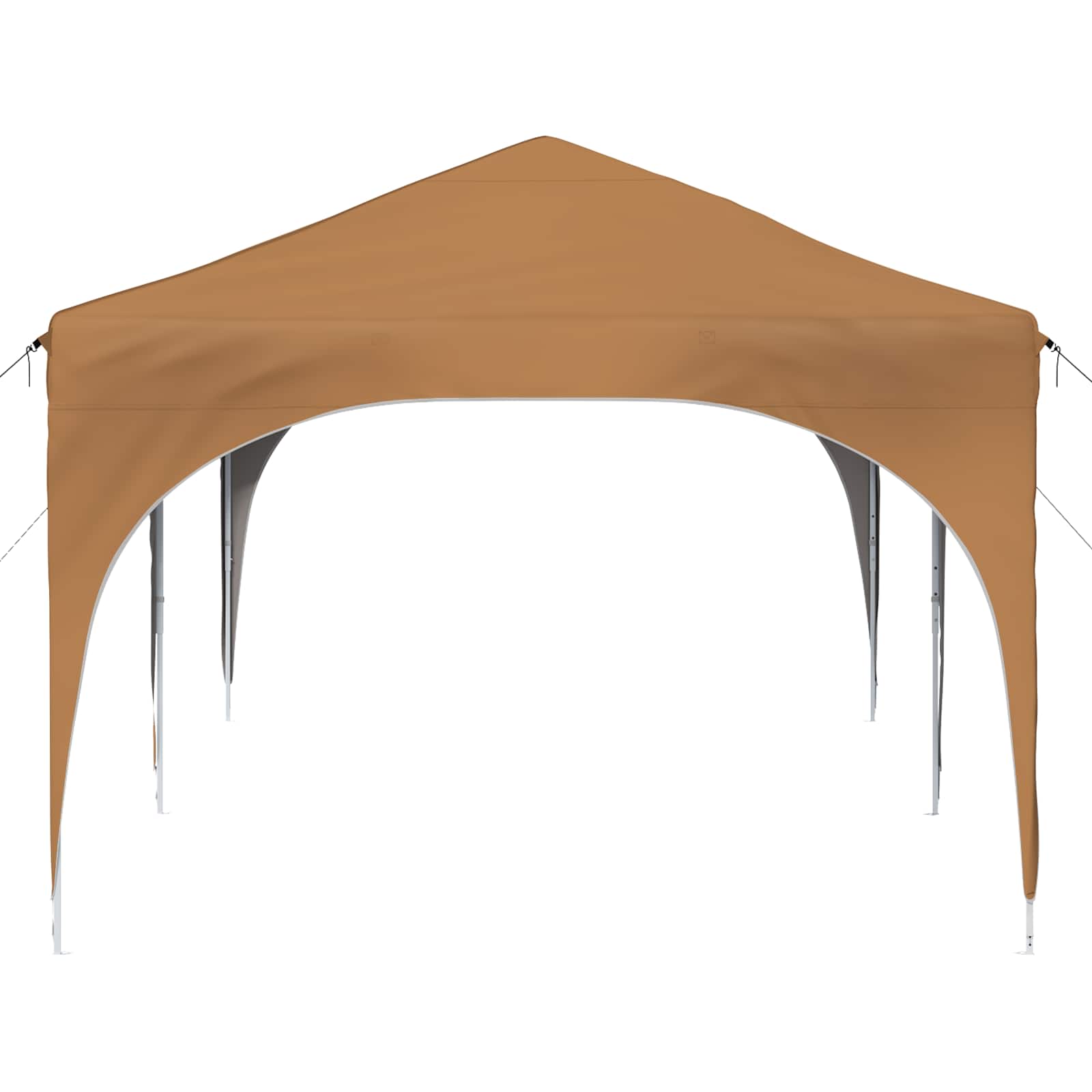Pop-up Partyzelt 575 x 288 x 245 cm Creme Oxford-Stoff