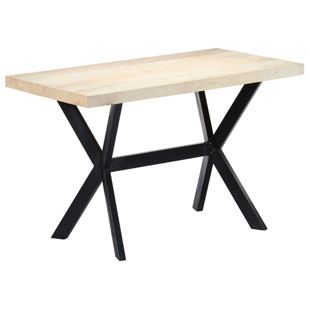 Esstisch Massivholz Mango und Stahlgestell 180 cm