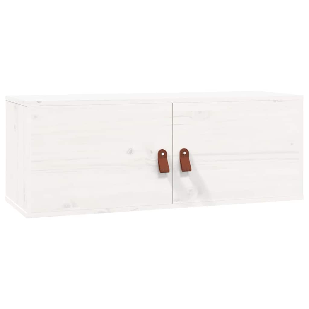 Wandschrank 80x30x30 cm Massivholz Kiefer