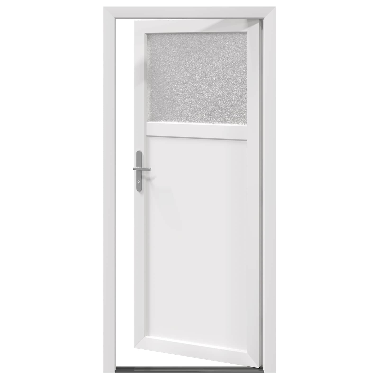 Seiteneingangstür Anthrazit 98 x 198 cm PVC