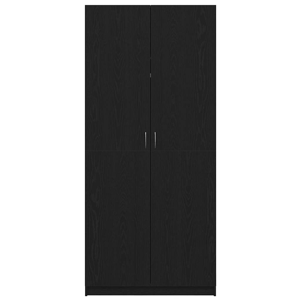 Kleiderschrank Weiß 90x52x200 cm Holzwerkstoff
