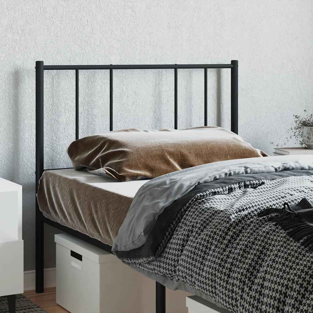 Ersatz-Kopfteil Metall Schwarz 80 cm