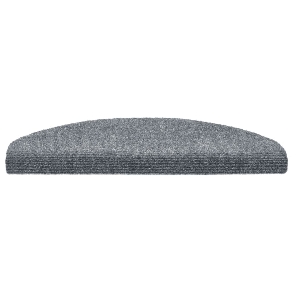 Stufenmatten Selbstklebend 15 Stk. 56x17x3 cm Hellbraun Halbrund