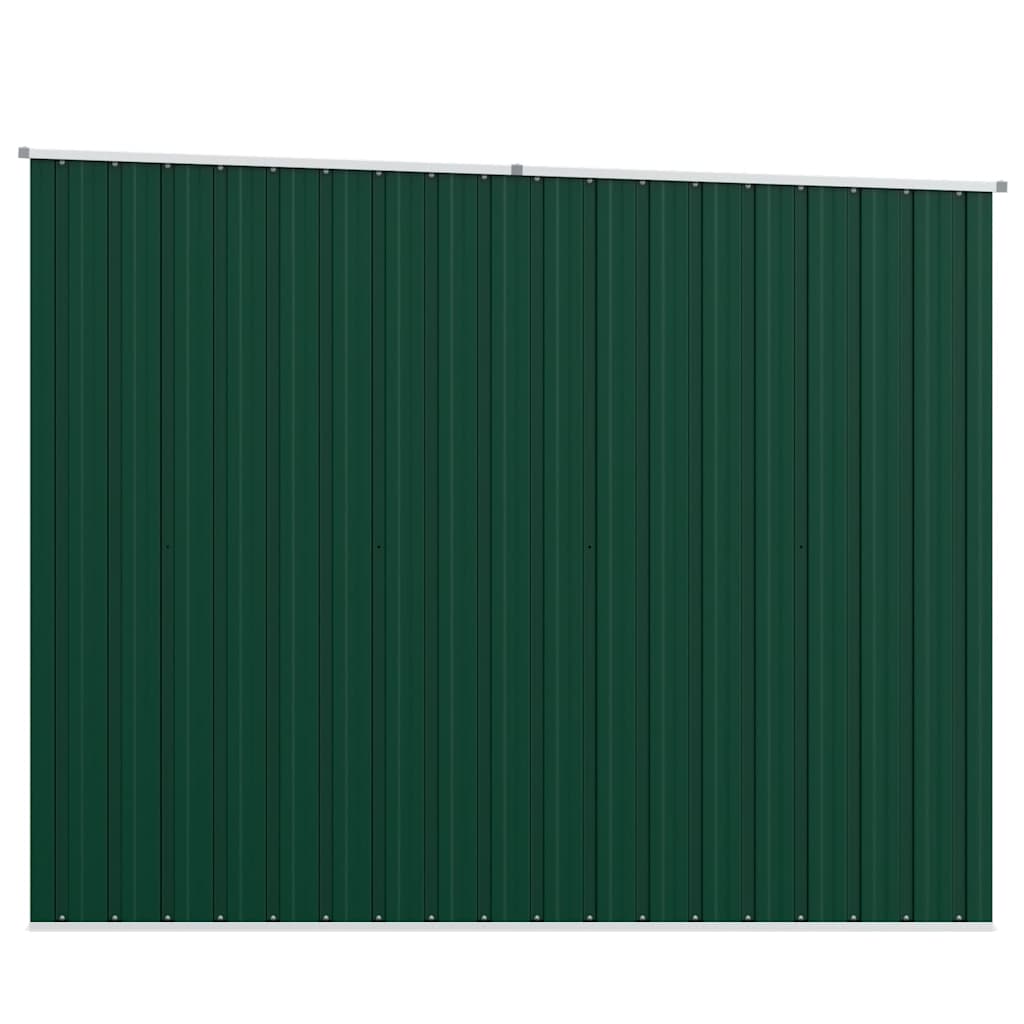 Gerätehaus Grün 195x198x159 cm Verzinkter Stahl