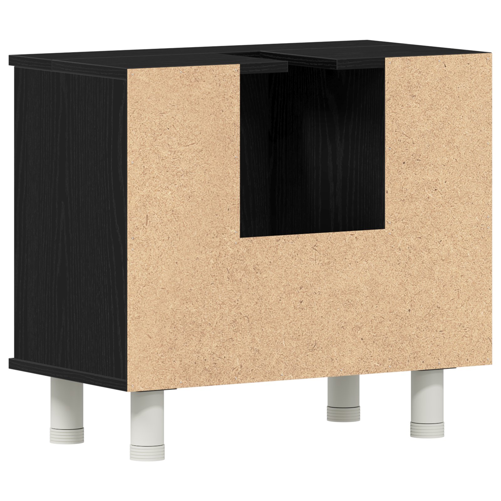 Badezimmerschrank Weiß 60x32x53,5 cm Holzwerkstoff