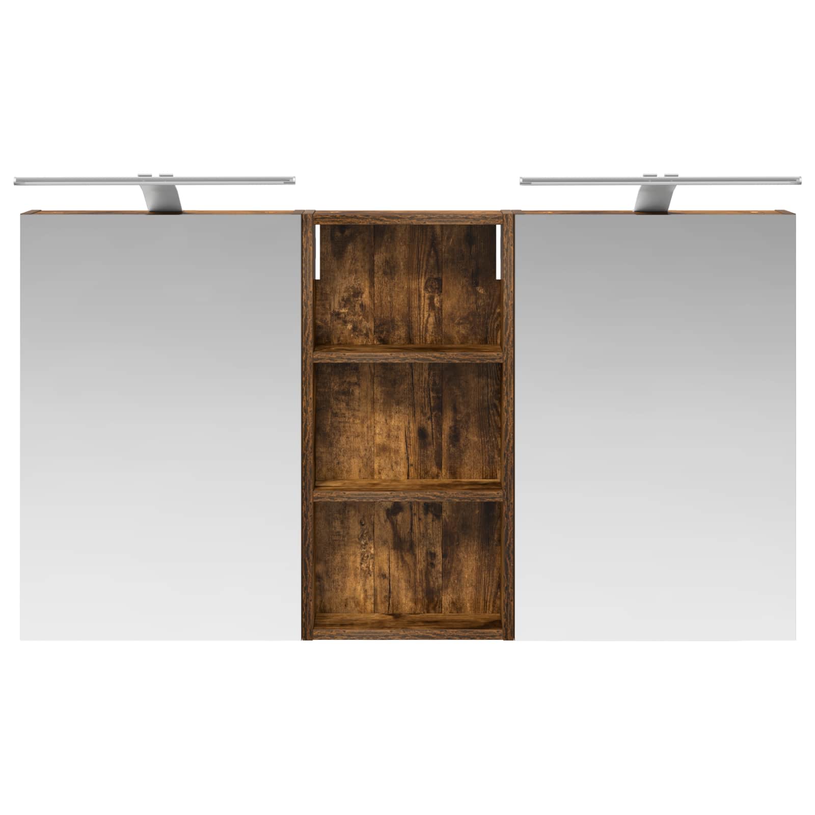 Badezimmerschrank-Set 3 pcs 80 x 10,5 x 50 cm Holzwerkstoff