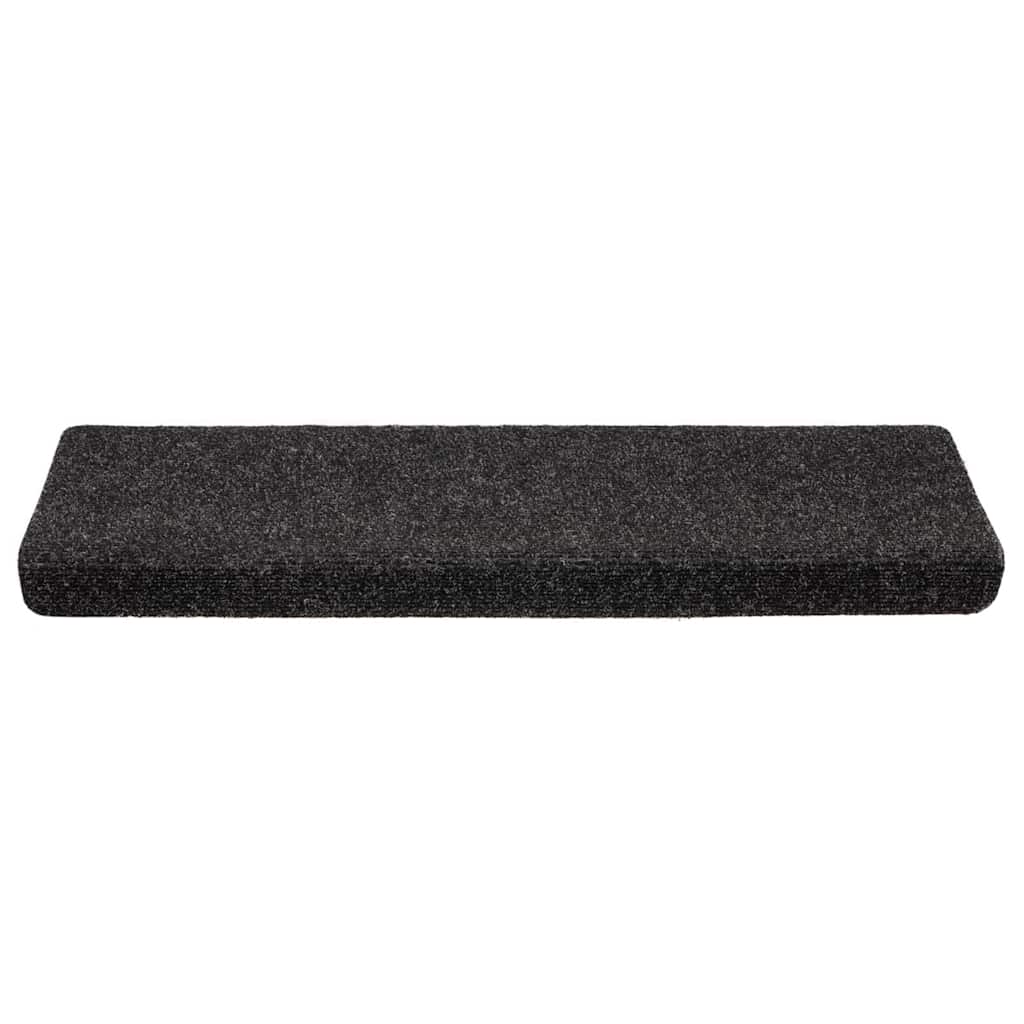 Stufenmatten Selbstklebend 15 Stk. 65x21x4 cm Hellbraun Rechteckiger Rand