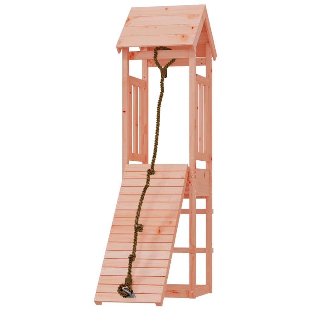 Spielturm mit Kletterwand Massivholz Kiefer
