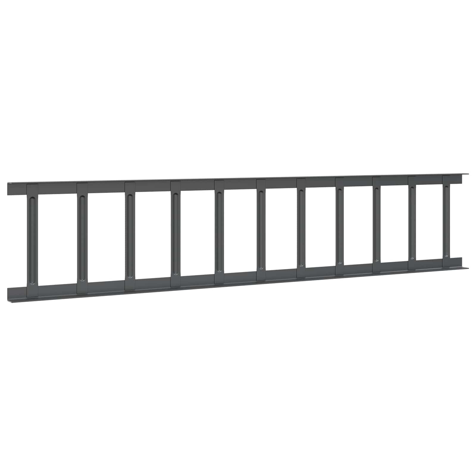 Dachschneeschild Anthrazit 100 x 2,5 x 20 cm Stahl