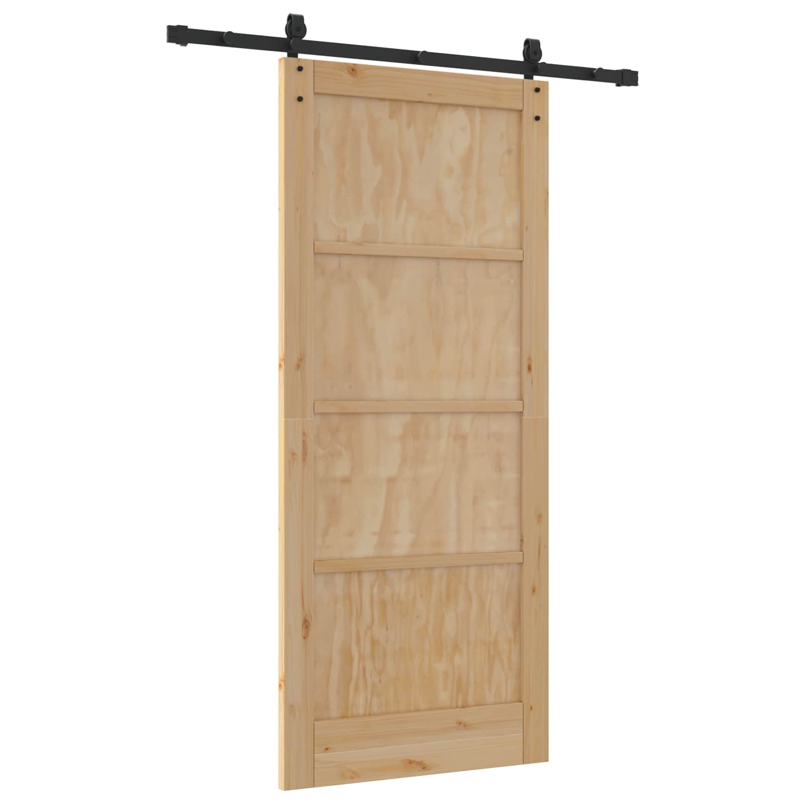 Schiebetür ORKDAL Natur 61 x 198,5 cm Massives Kiefernholz