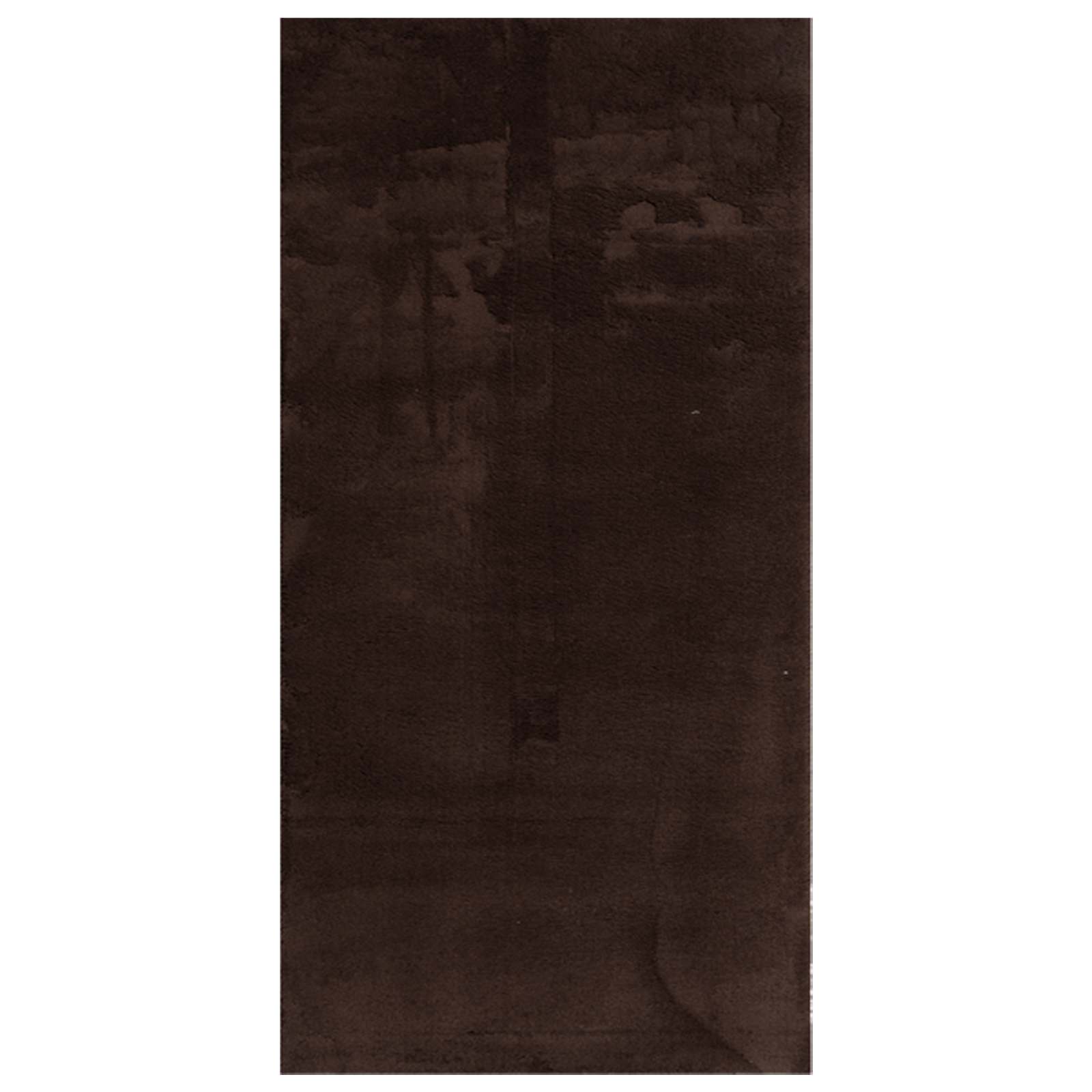 Teppich HUARTE Kurzflor Weich und Waschbar Anthrazit 60x110 cm