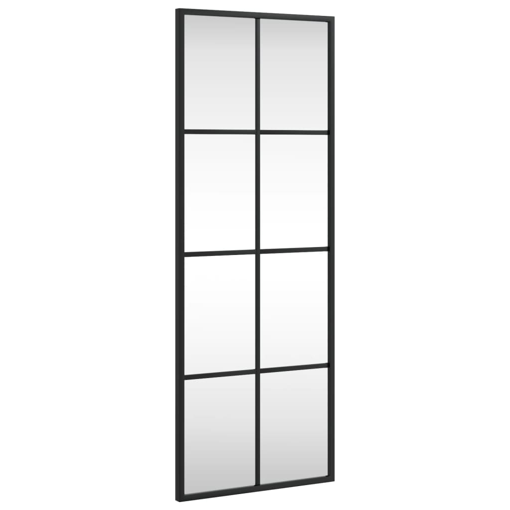 Wandspiegel Schwarz 60x40 cm Metall