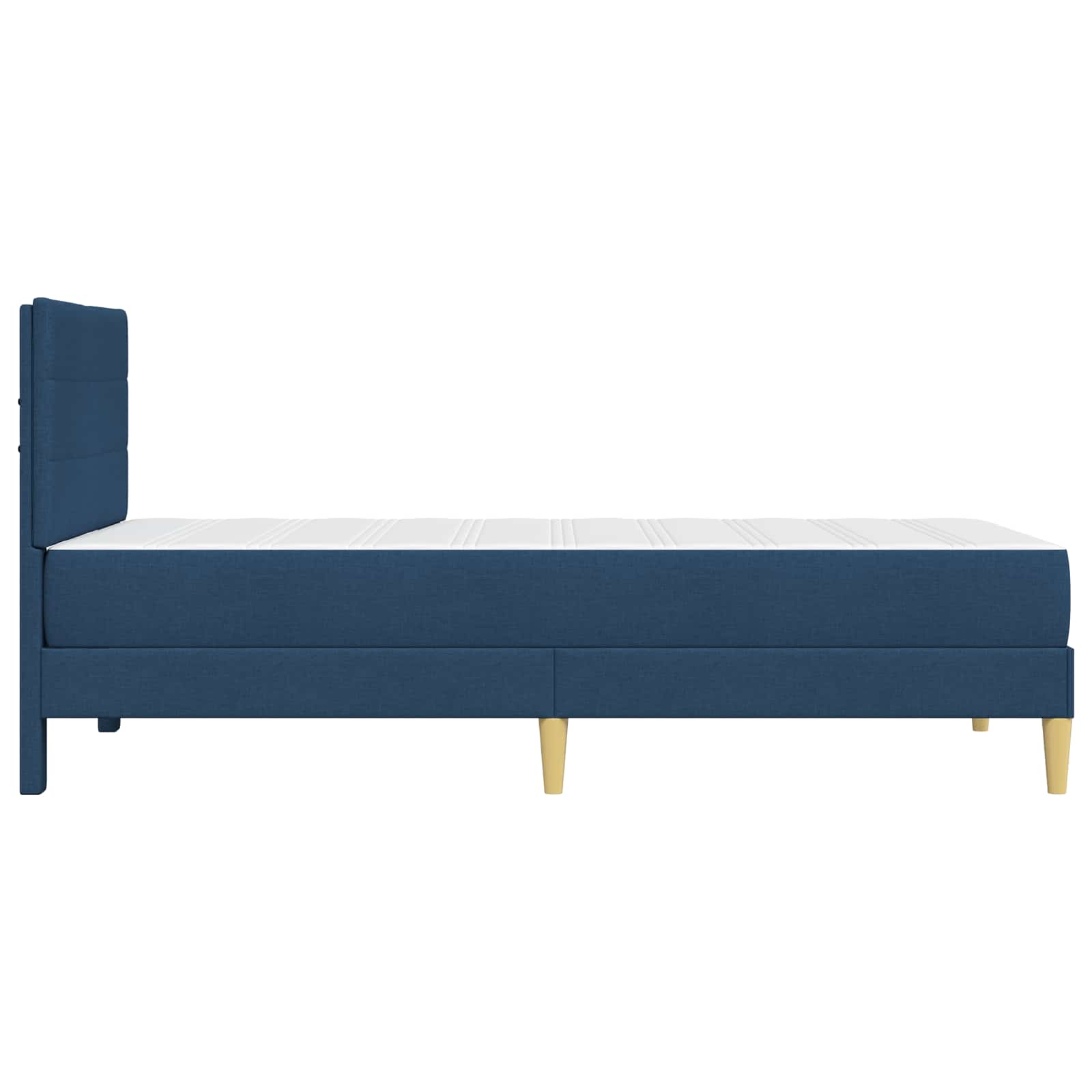 Bettrahmen Hellgrau 80 x 200 cm Polyester