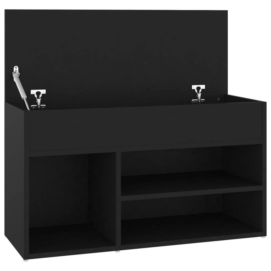 Schuhbank Weiß 60x30x45 cm Holzwerkstoff
