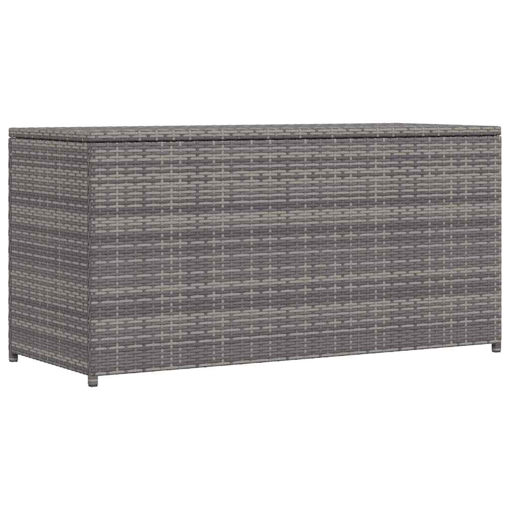 Garten-Auflagenbox Schwarz 120x50x60 cm Poly Rattan