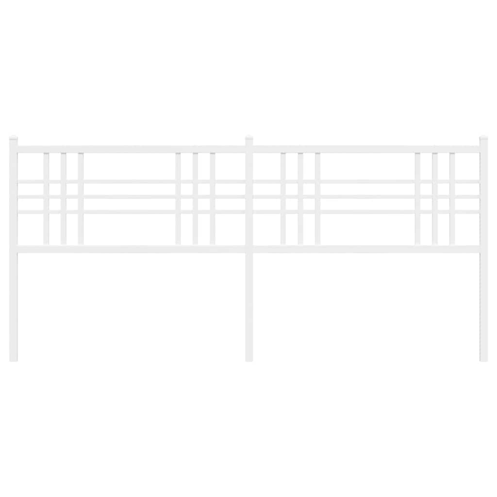 Ersatz-Kopfteil Metall Schwarz 100 cm