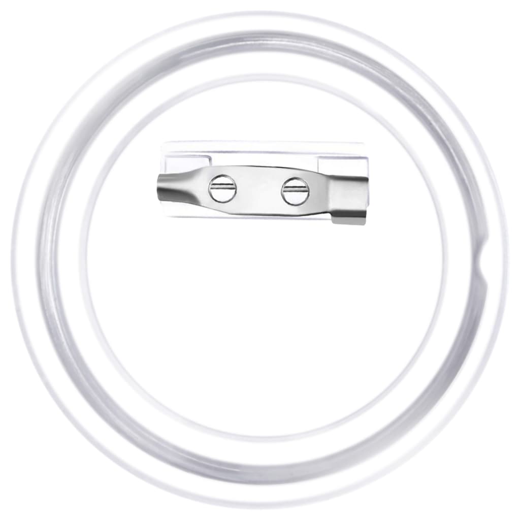 Button-Set mit Anstecknadel 100 Stk. Acryl 44 mm