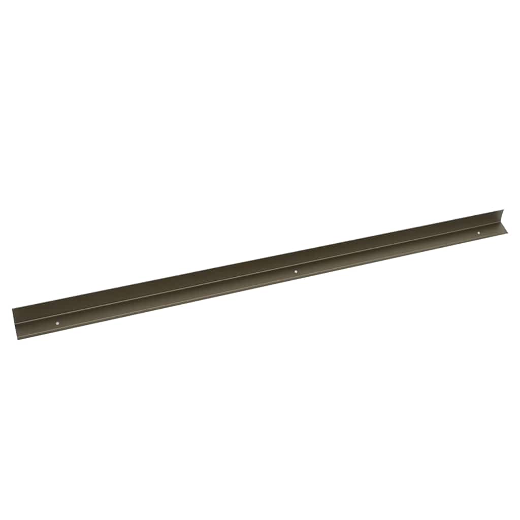Treppenkantenprofile in L-Form 15 Stk. Aluminium 90 cm Silbern