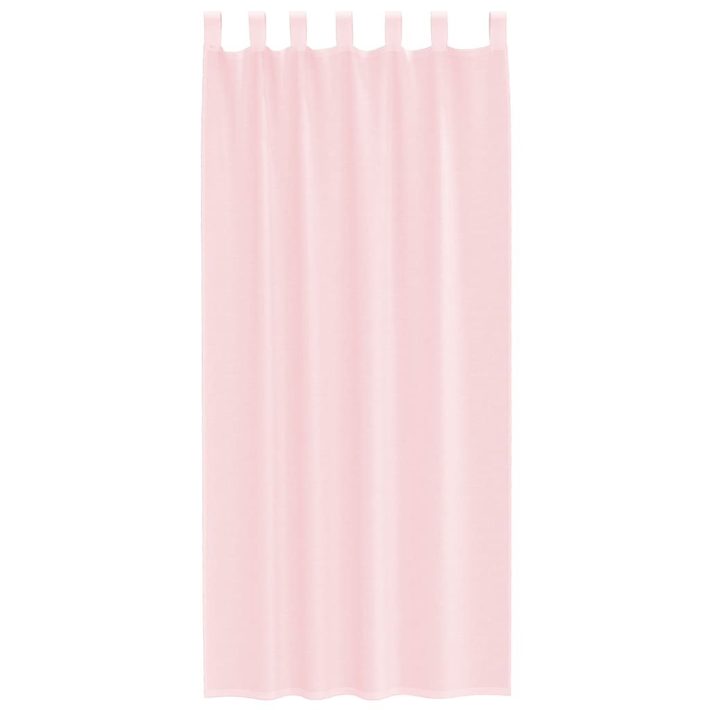 Voile Vorhänge mit Ösen 2 Stk. Apfelgrün 140x140 cm