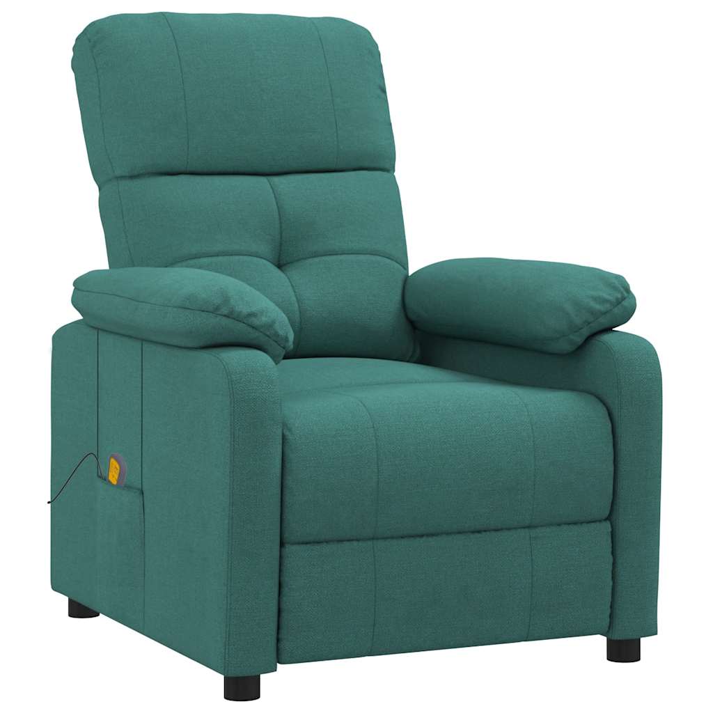 Massagesessel Hellgrau Stoff