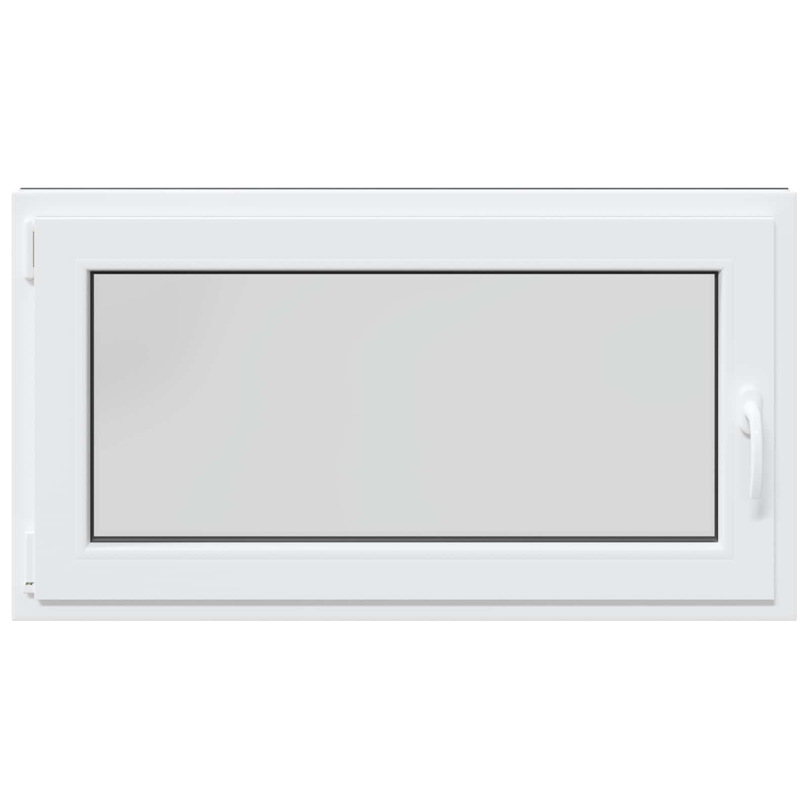 Kellerfenster RISOR 50 x 50 cm PVC und Glas Weiß