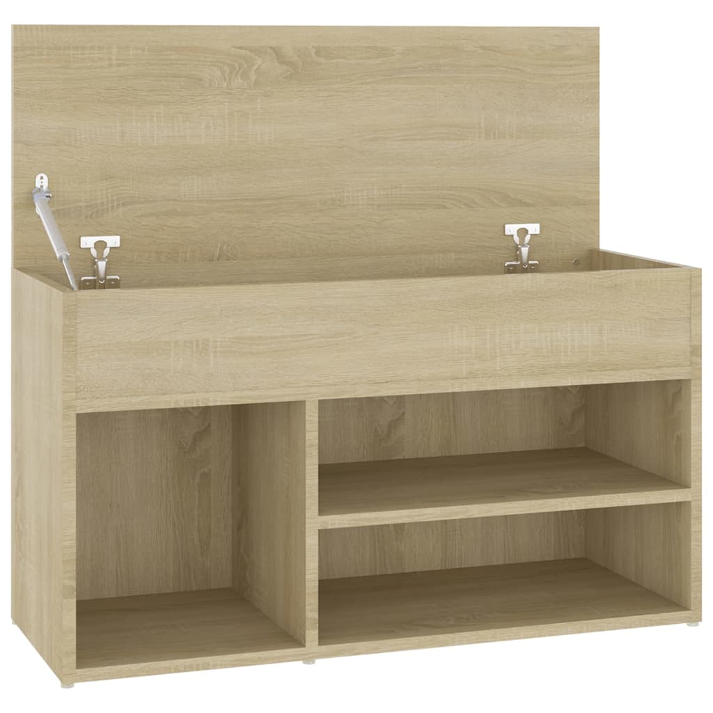 Schuhbank Weiß 60x30x45 cm Holzwerkstoff