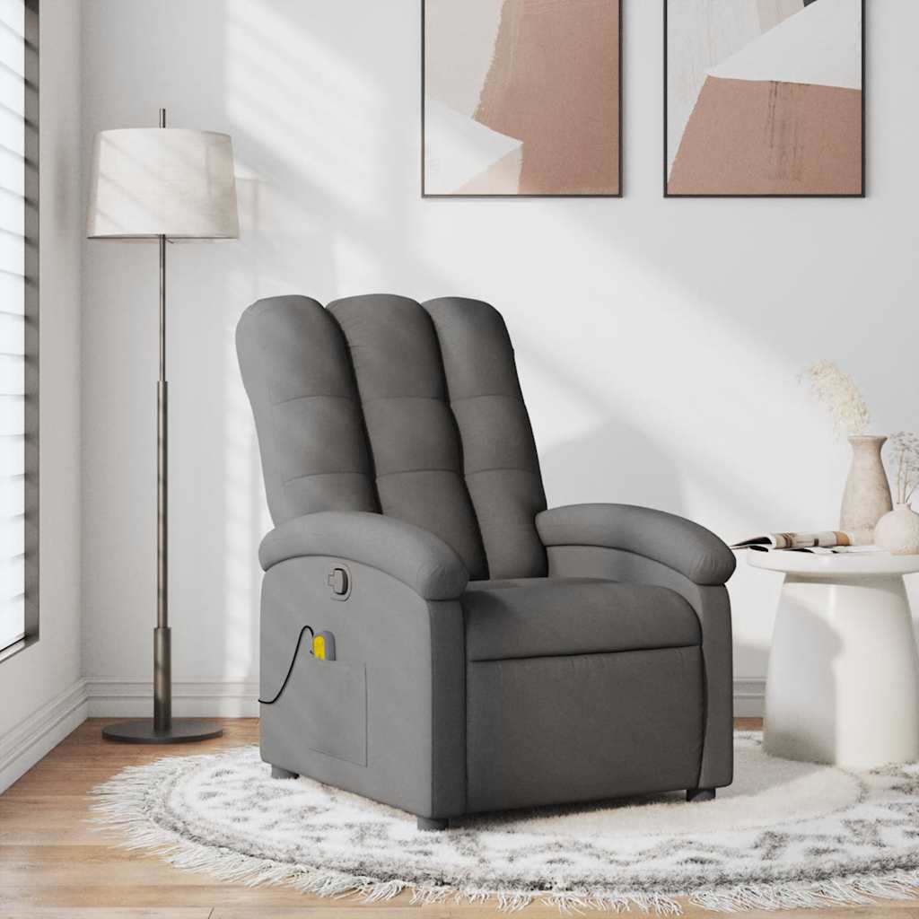 Relaxsessel Elektrisch Hellgrau Stoff