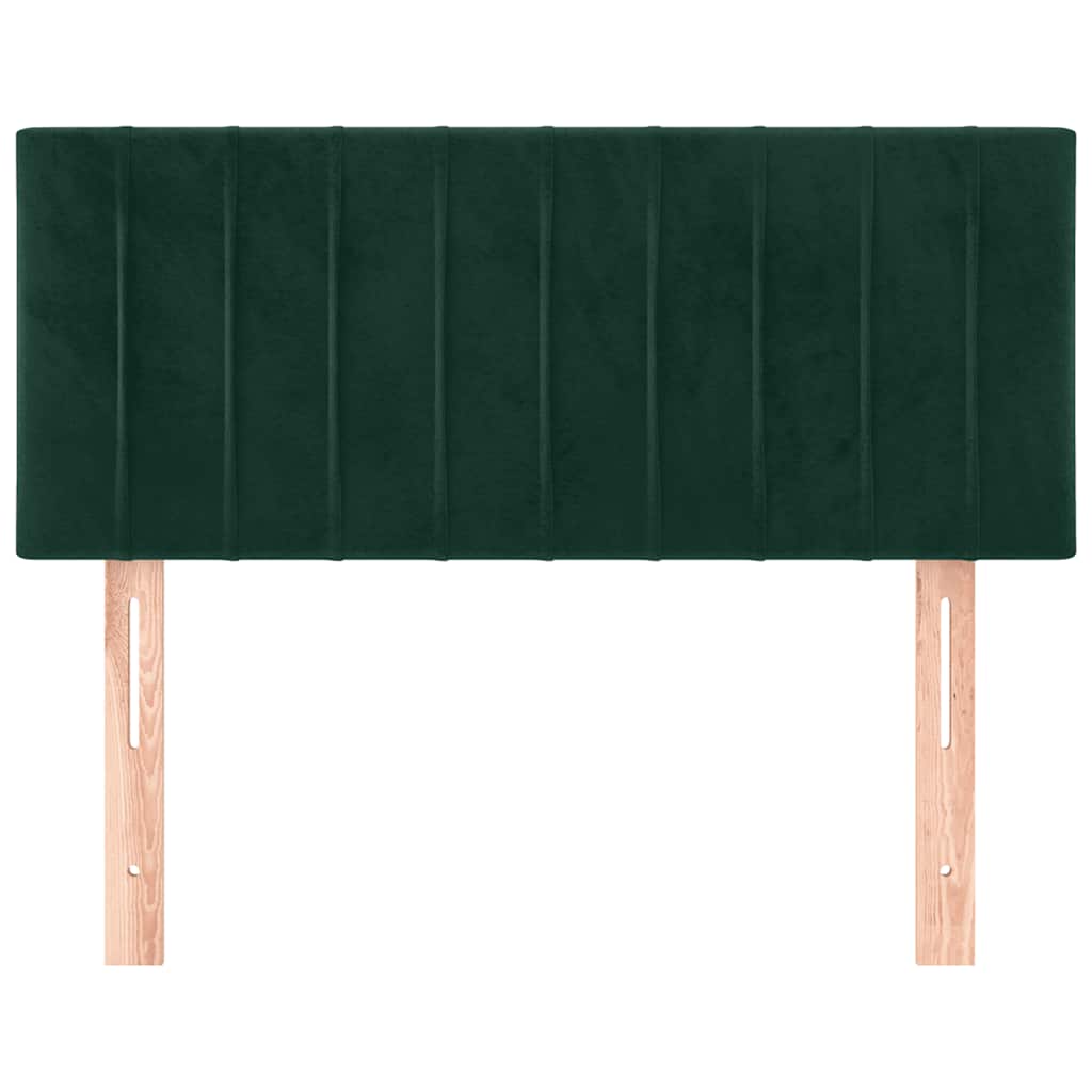 Kopfteil Hellgrau 80x5x118/128 cm Samt