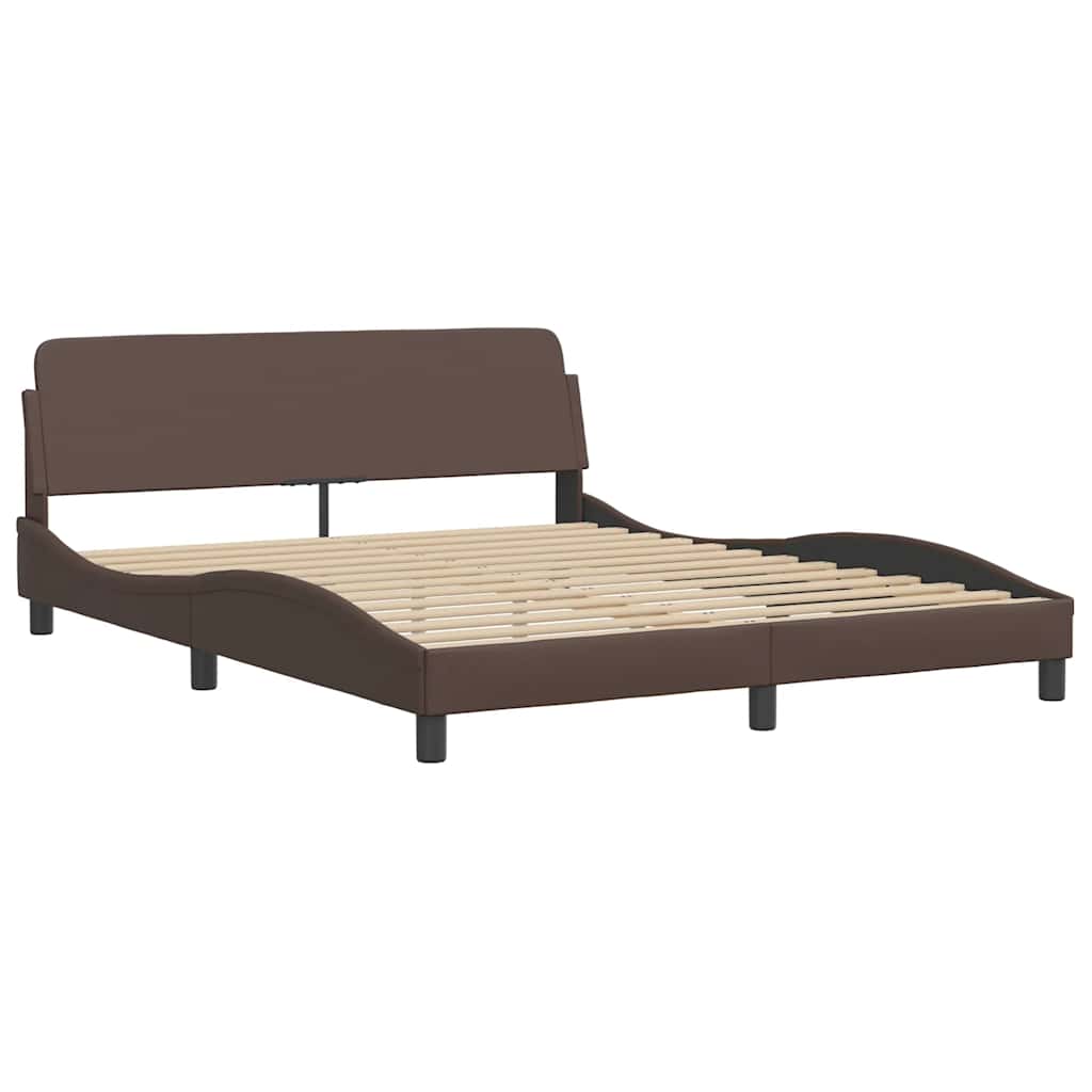 Bett mit Matratze "Dover" Schwarz 80x200 cm Kunstleder