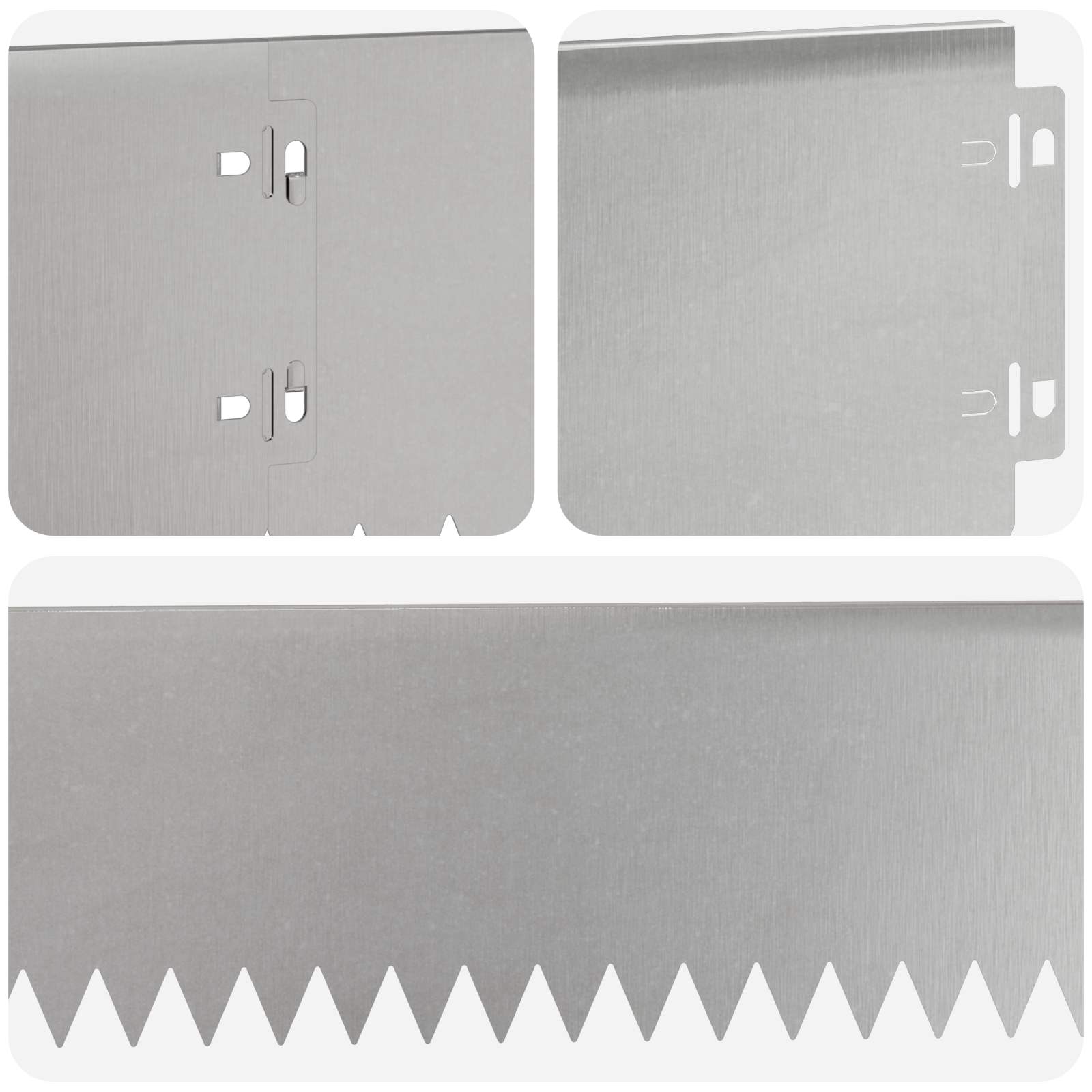 Raseneinfassung 10 pcs 103 x 10 cm Stahl Schwarz