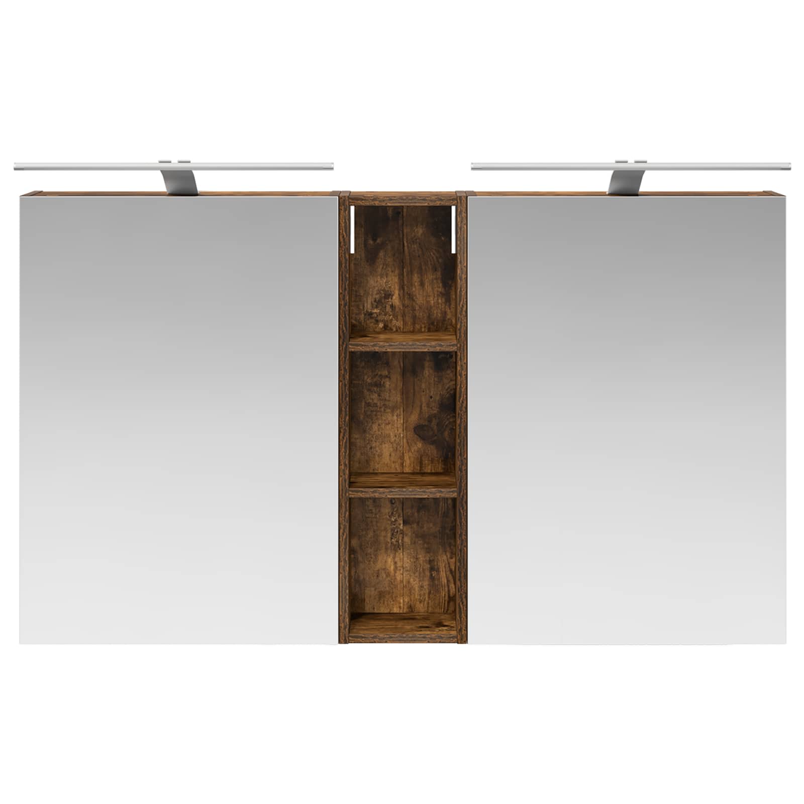 Badezimmerschrank-Set 3 pcs 80 x 10,5 x 50 cm Holzwerkstoff