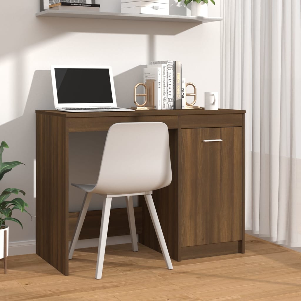 Schreibtisch Weiß 100×50×76 cm Holzwerkstoff
