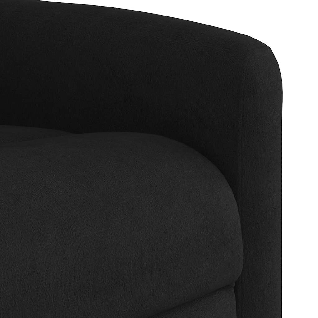 Massagesessel Elektrisch Dunkelgrau Mikrofasergewebe