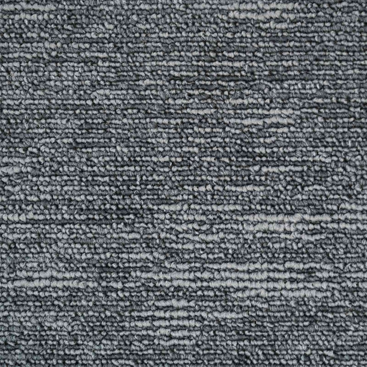 Teppichfliese Hellgrau mit Streifen 50 x 50 cm 4 pcs