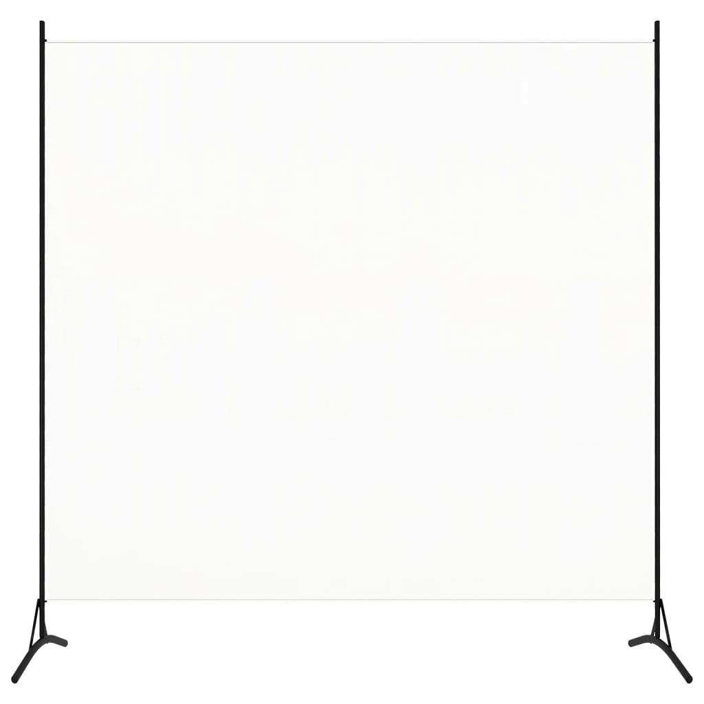 Einzel Panel Raumteiler Beige 175 x 180 cm Stoff