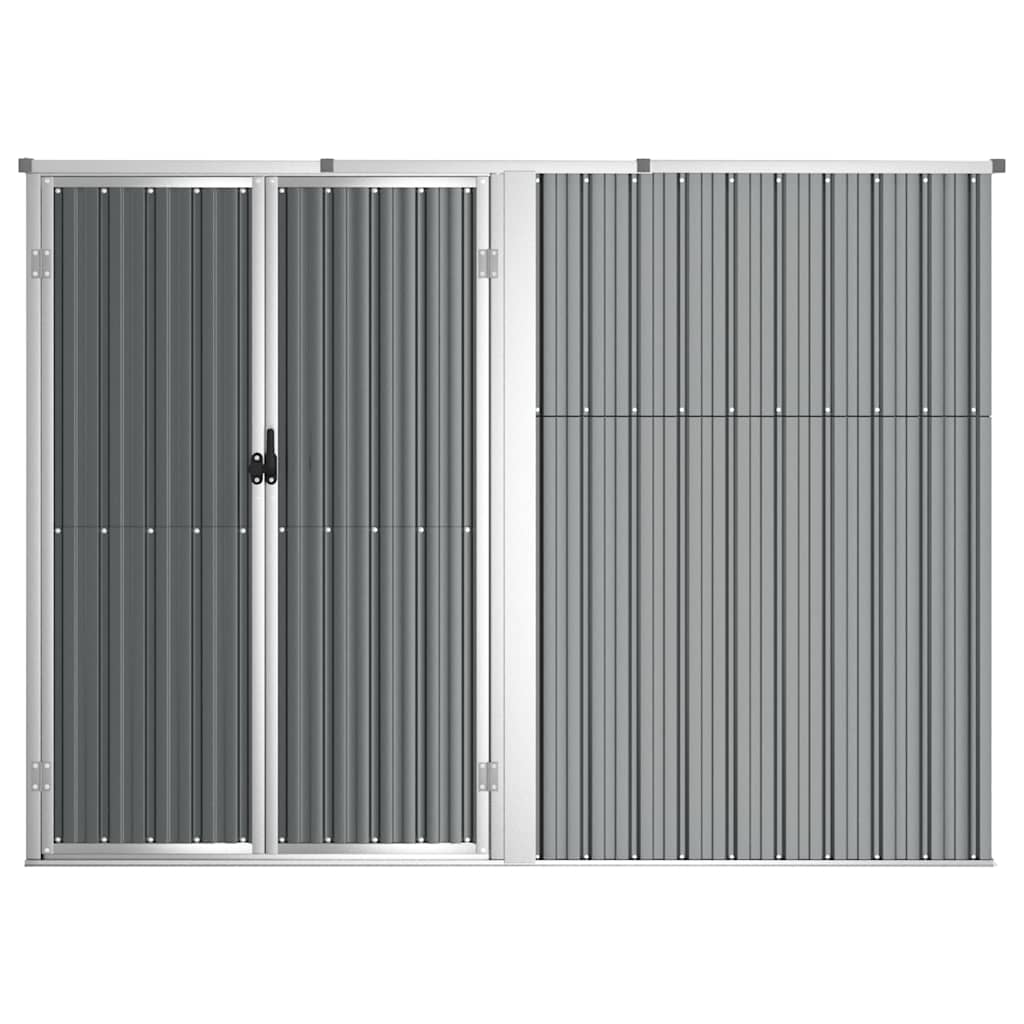 Gerätehaus Grün 88x89x161 cm Verzinkter Stahl