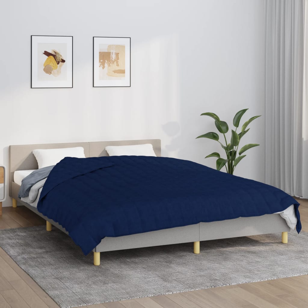 Gewichtsdecke Grau 122x183 cm 5 kg Stoff