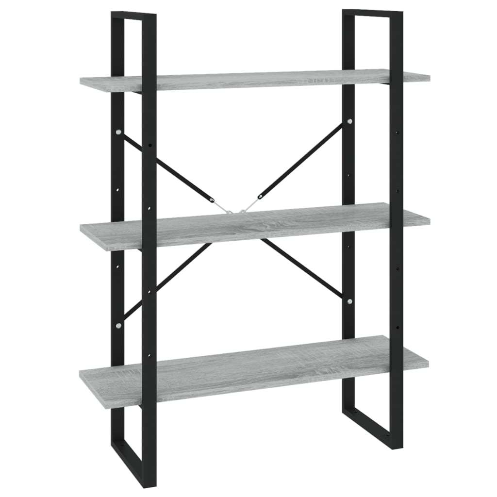 Bücherregal 5 Fächer Weiß 40x30x175 cm Holzwerkstoff