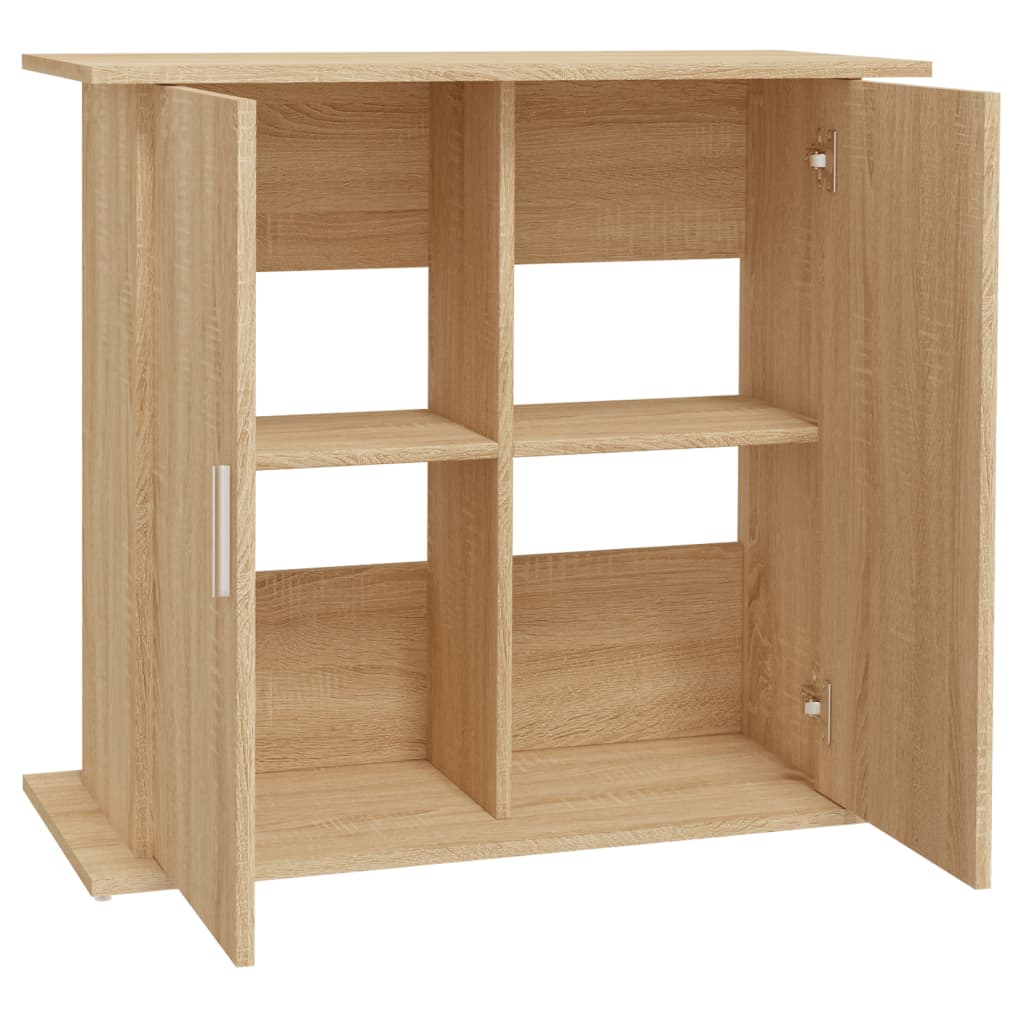 Aquariumständer Weiß 81x36x73 cm Holzwerkstoff