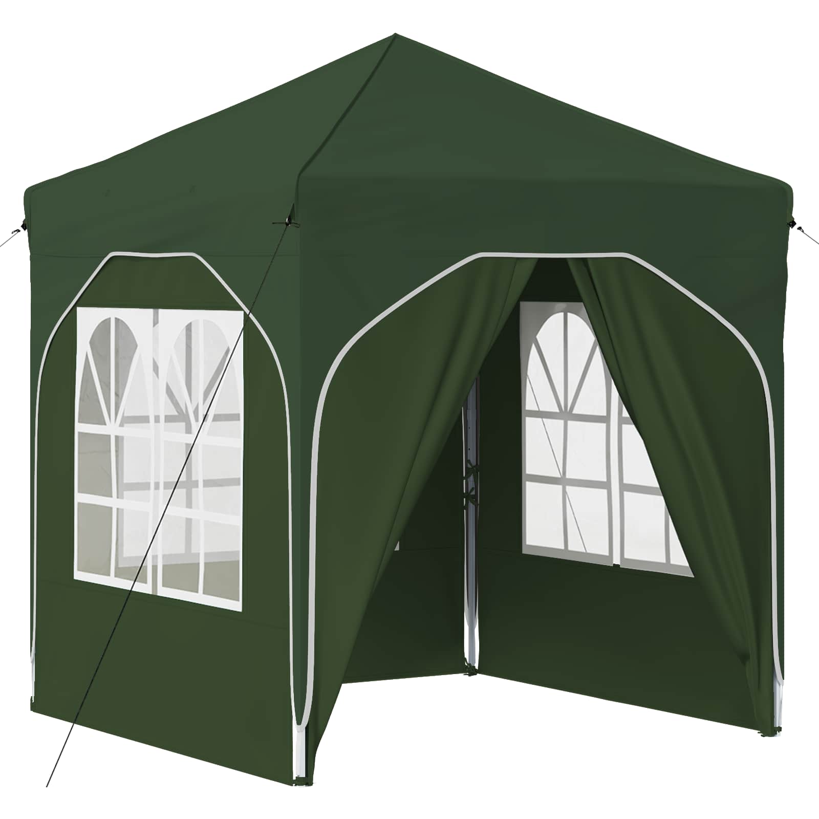 Pop-up Partyzelt 194 x 194 x 245 cm Creme