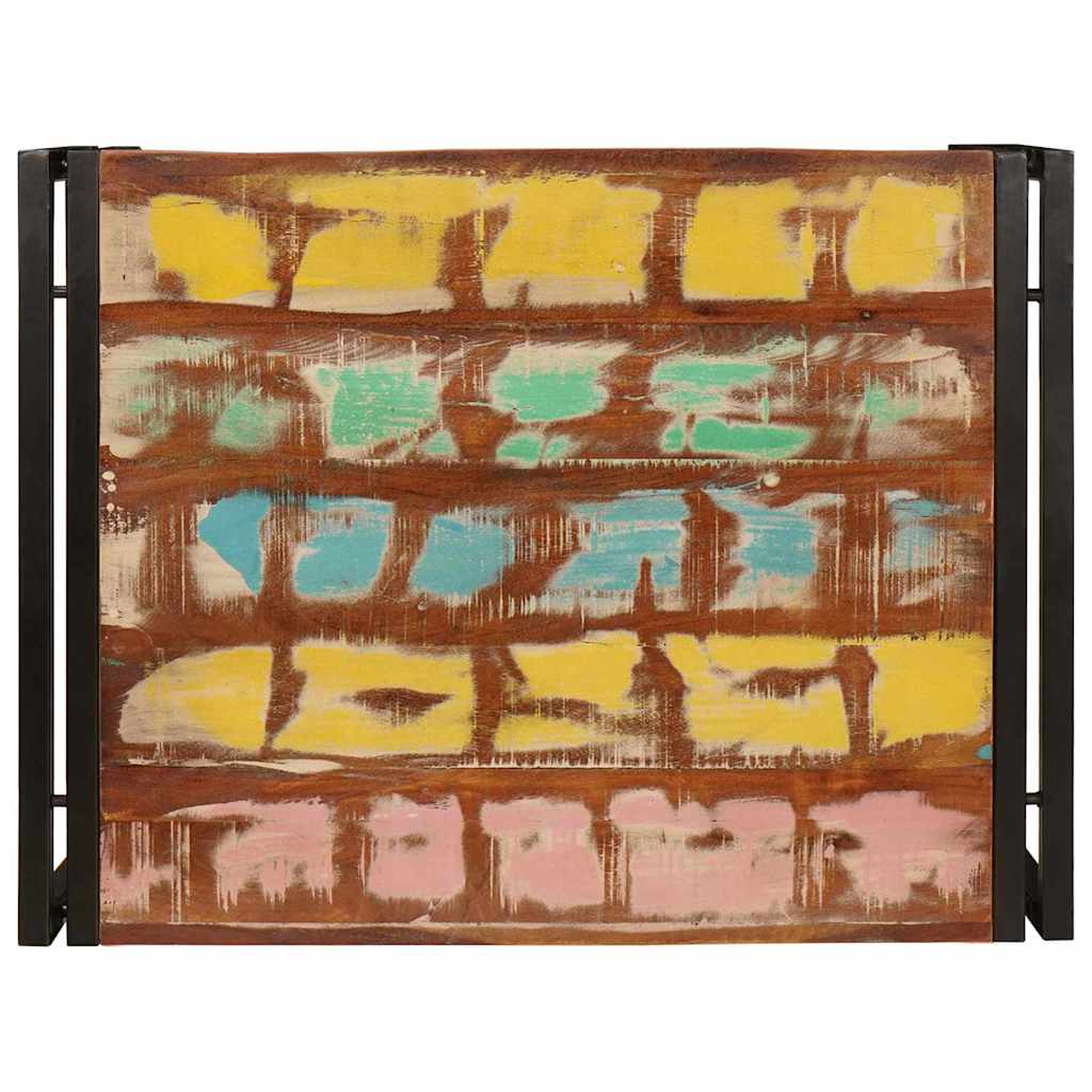 Badregal für Braun 40 x 50 x 23 cm Massives rohes Mangoholz