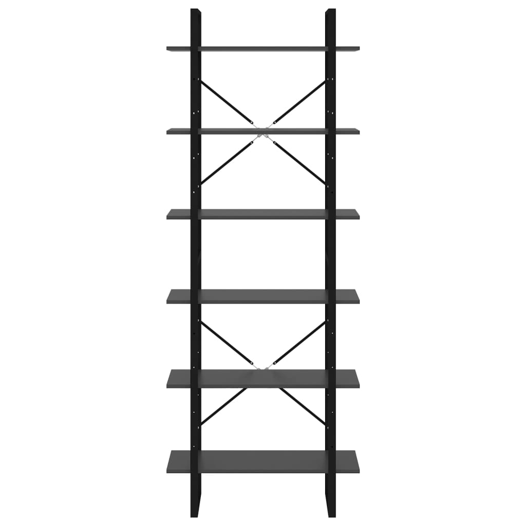 Bücherregal Weiß 80x30x105 cm Holzwerkstoff