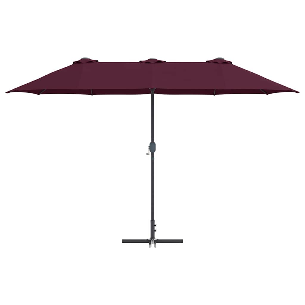 Garten-Sonnenschirm Sand 370 x 197 x 239 cm