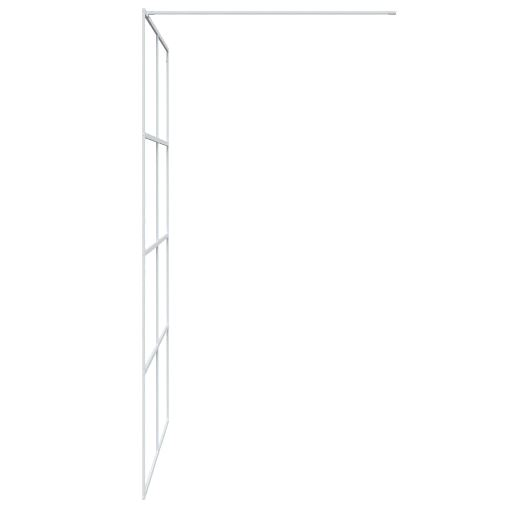 Duschwand für Begehbare Dusche mit Klarem ESG Glas 80x195 cm