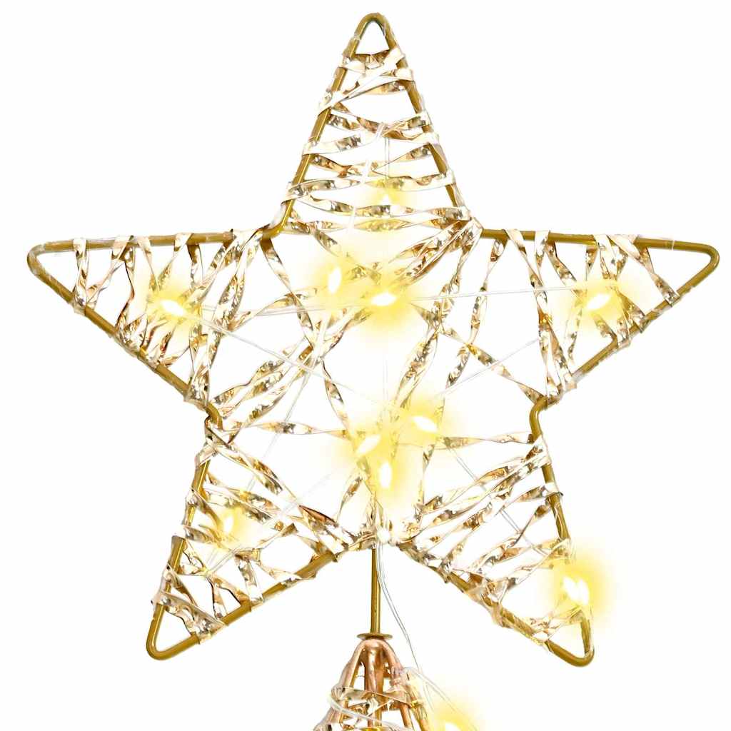 Weihnachtsbaum mit 120 LEDs Warmweiß 120,5 cm PET