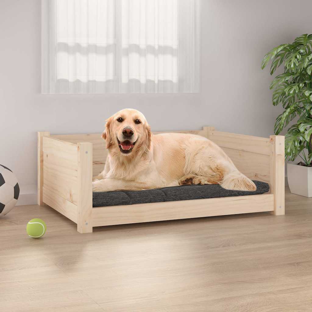 Hundebett 55,5 x 45,5 x 28 cm Massivholz Kiefer