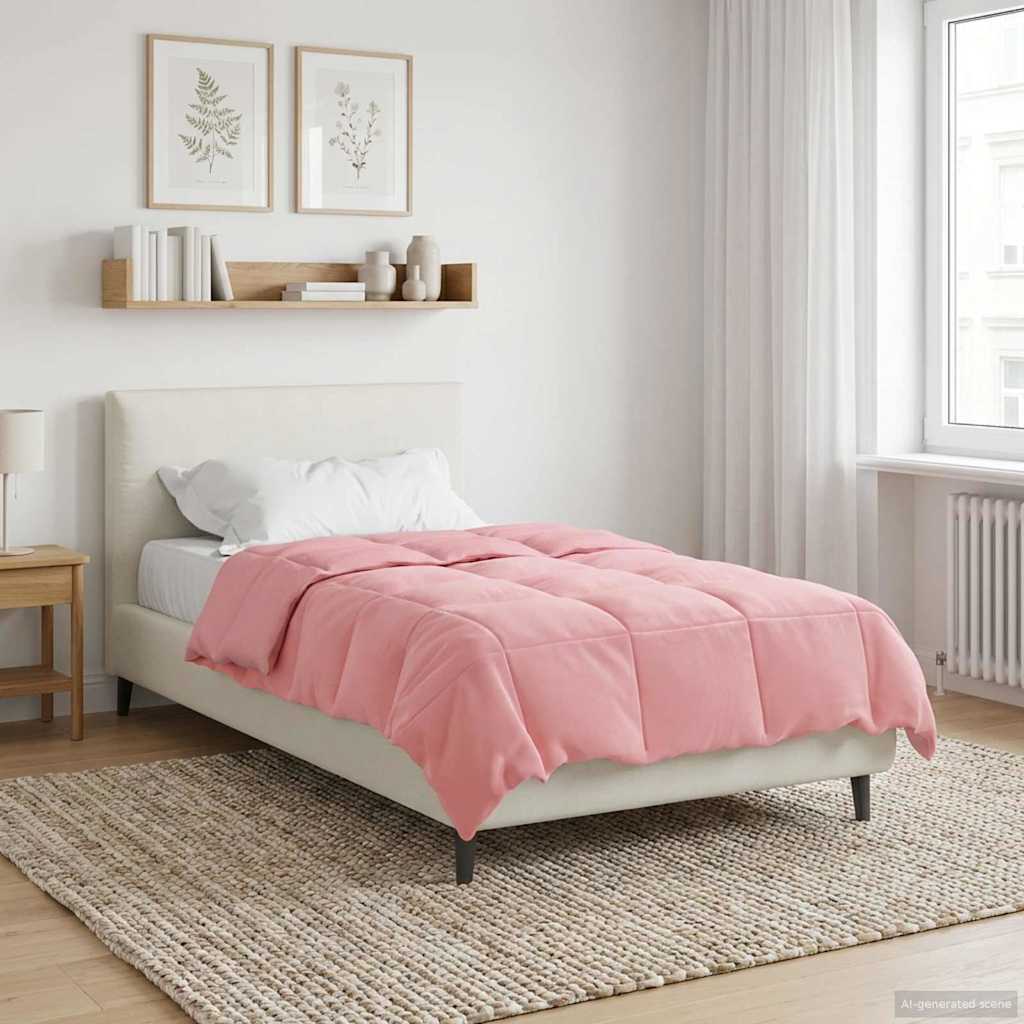 Winterbettdecke Gepolstert Anthrazit 240 x 260 cm Mikrofaser
