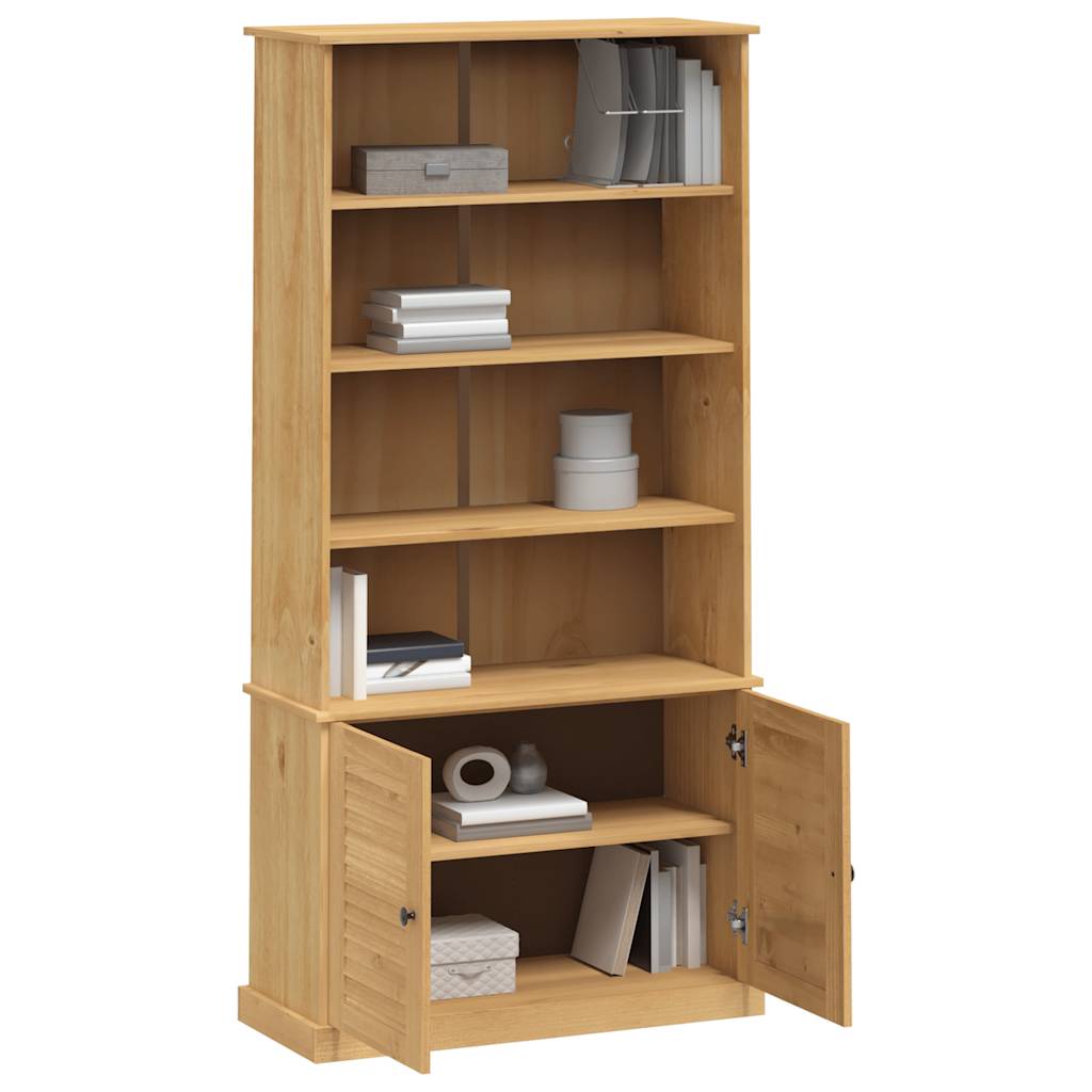 Bücherregal VIGO Weiß 85x35x170 cm Massivholz Kiefer