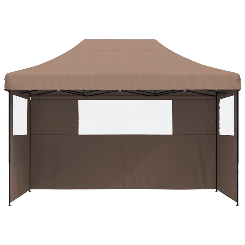 Partyzelt Faltbar Pop-Up Beige 410x279x315 cm